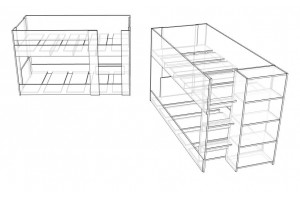 2 New mid height bunk bed designs!